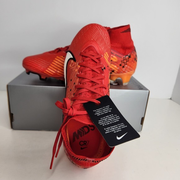 Nike Superfly 9 MDS Elite FG Cr7 Crimson/Black Size 6 Men / Size 7.5 Women